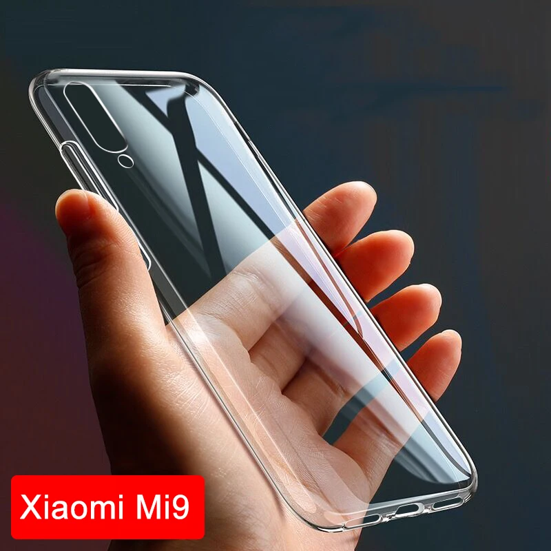 Xiaomi mi9 Case Mofi Mi 9 Cover Clear TPU Gentleman Business Style Handcraft Fabric Xiomi case cover | Мобильные телефоны и