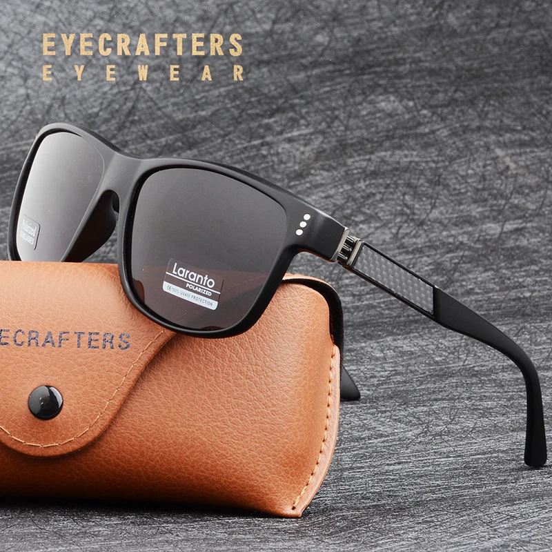 Мужские поляризованные солнцезащитные очки eyecrafter с градиентными линзами UV400 для вождения, мужские солнцезащитные очки для безопасности, роскошные брендовые дизайнерские солнцезащитные очки