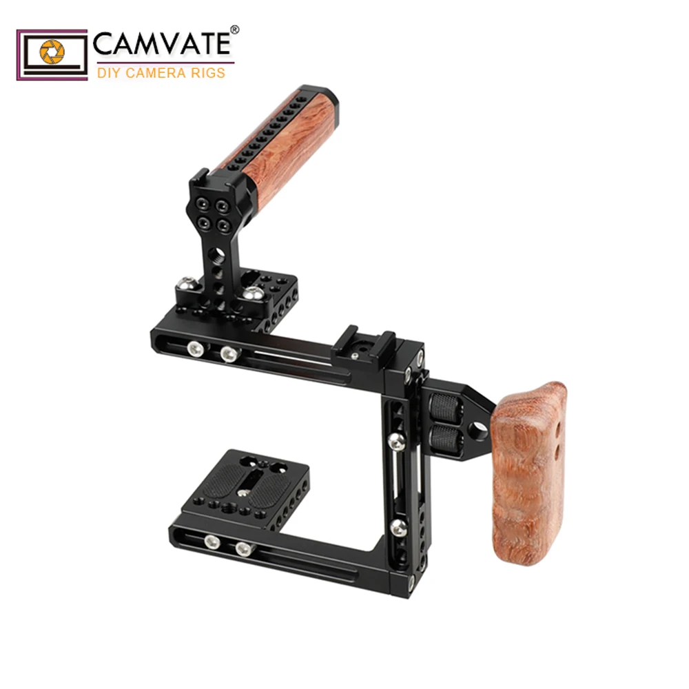 Камера CAMVATE Rig для Canon 70D/80D/90D/5D Mark II/5D III/5D IV/ Nikon D7100/D7200/D300S/a58/A99/a7/a7II/GH5/GH4|Аксессуары