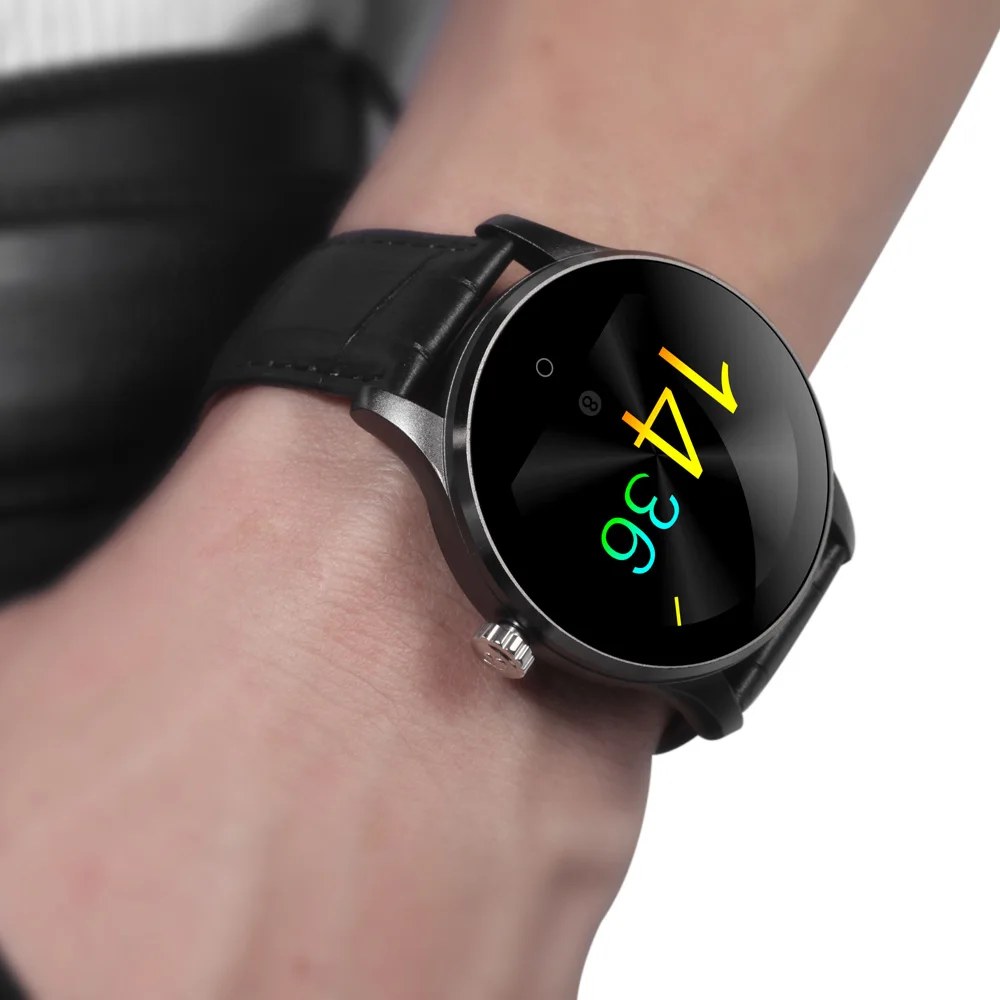 Смарт часы K88H MTK2502 Bluetooth 4 0 Dail ответ на вызов отслеживание сердечного ритма