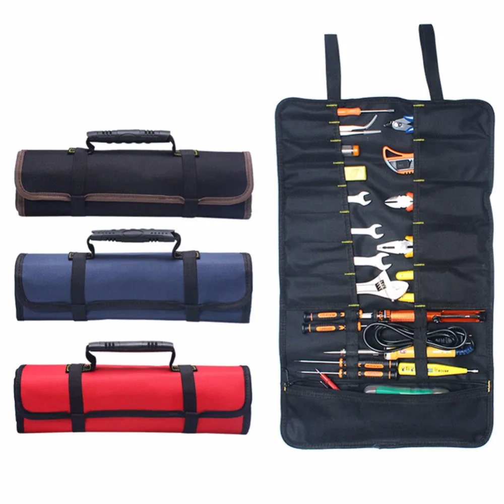 Multfunction Tool Bag Practical Carrying Handles Oxford Canvas Instrument Rolling Case | Инструменты