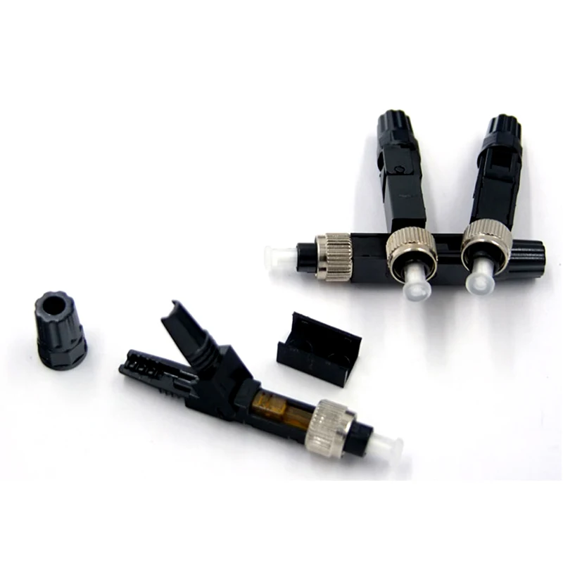 50 шт. FTTH волоконно оптический Быстрый Соединитель соединения FC быстрый