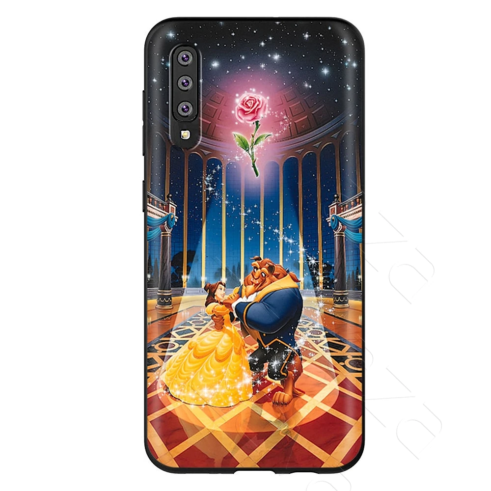 Lavaza Красота зверь принцессы с рисунком розы для девочек чехол для samsung Galaxy Note 10 плюс A10 A30 A40 A50 A70 M20 A20 A20S A10S A30S A50S
