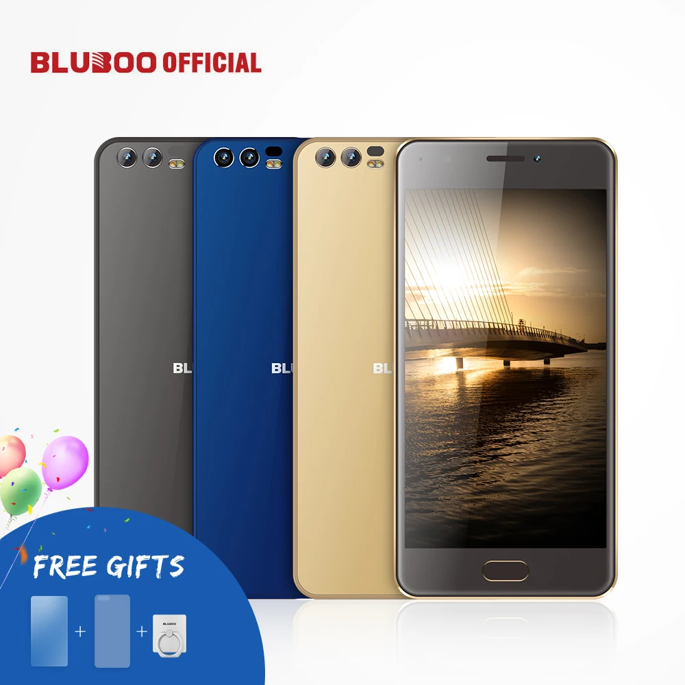 BLUBOO D2 5 2 ''mtk6580a четыре ядра мобильного телефона Android 6 0 1G RAM 8G ROM двойной сзади