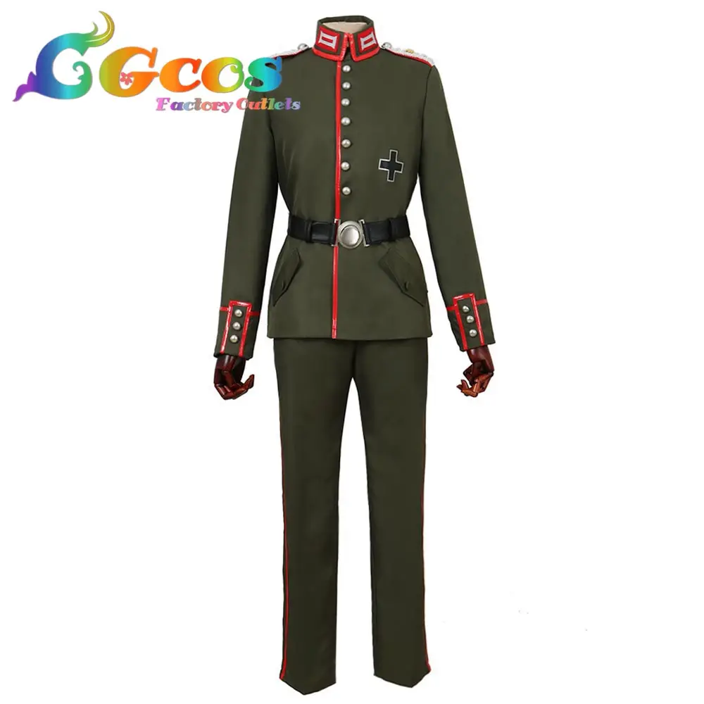 Бесплатная доставка костюм для косплея Сага о Тане злом Эрих фон реруген