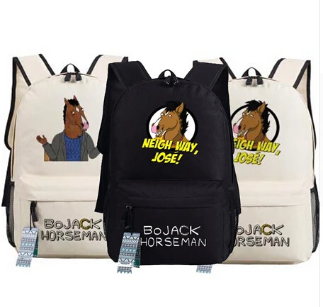 

Bo Jack Horseman Cosplay Backpack Anime Shoulder Bags Student Oxford Schoolbags Gift