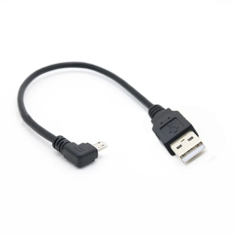 Новинка хит продаж 0 25-1 5 M USB 2 AM-Micro правый изгиб для зарядки телефона Pin Кабели