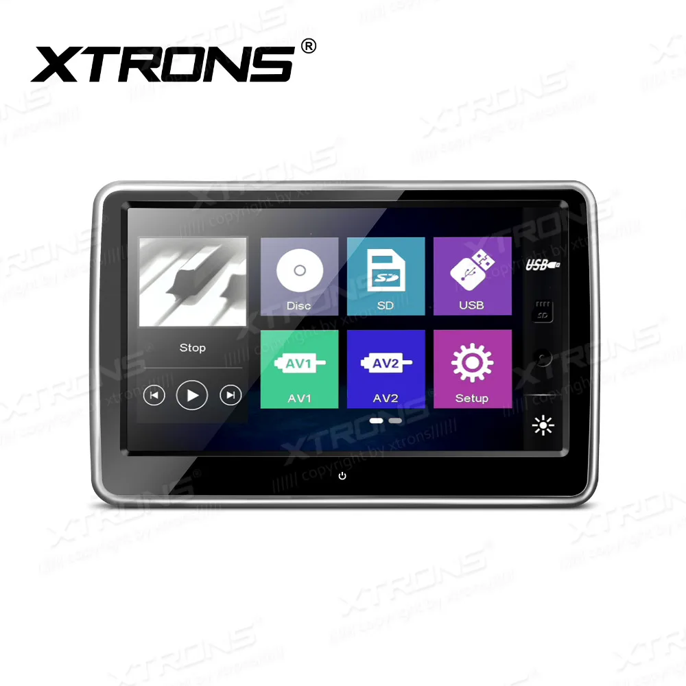 XTRONS 1 шт. монитор 10 &quotHD цифровой TFT емкостный сенсорный экран 1080P видео