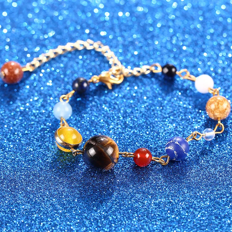 2019 Вселенная Солнечная Системы пространство браслет с планетами женский