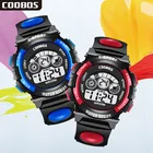 COOBOS популярные модные детские часы, водонепроницаемые студенческие спортивные часы для мальчика и девочки, электронные детские часы