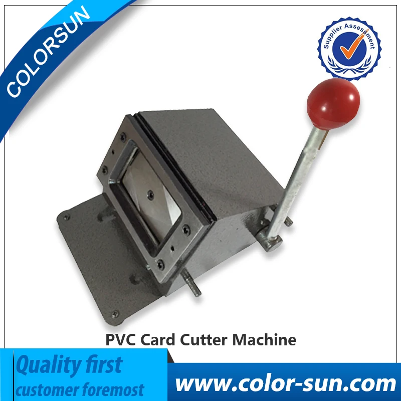 High quality Manual PVC card Cutting Machine for Business Name Credit ID Card Cutter 86x54mm 1mm cutter |