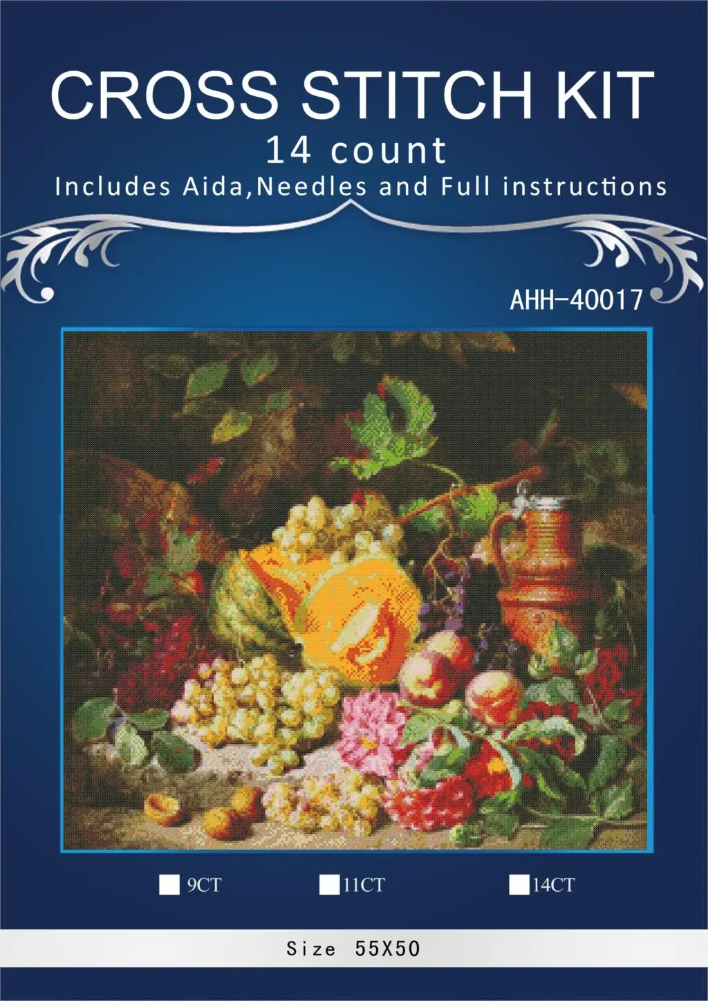 

Oneroom ваза цветы вышивка крестом Наборы 14CT ужин говорящая хлопковые нитки живопись DIY рукоделие DMC Новый год