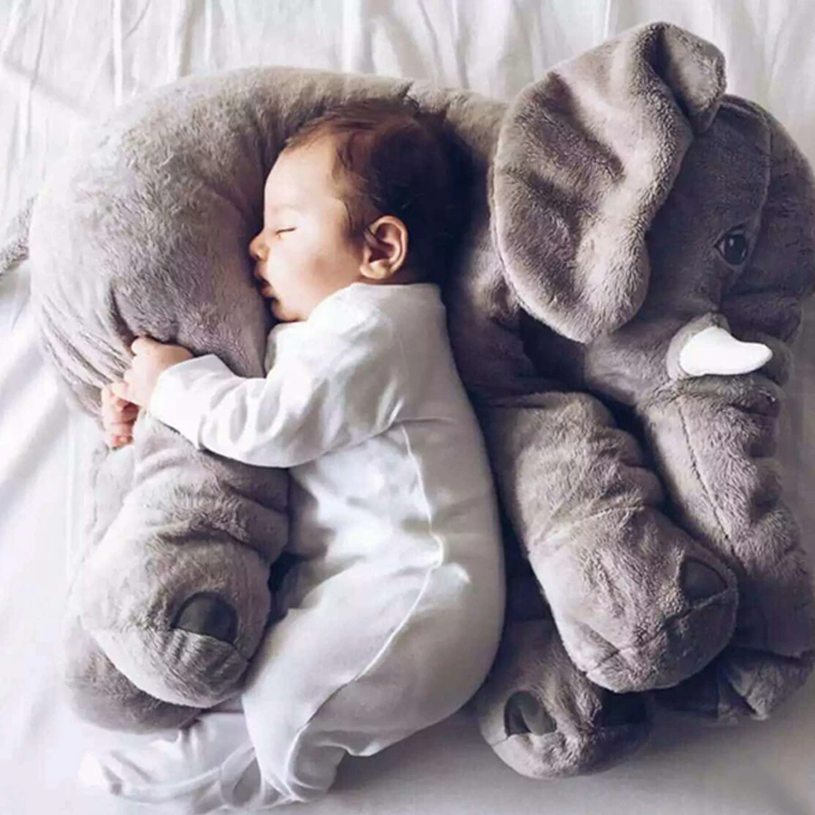 Baby Elephant Plush Toy Pillows Large Stuffed Animals Soft Toys Pillow Animal Brinquedos Children For Girls 80A0013 | Игрушки и хобби