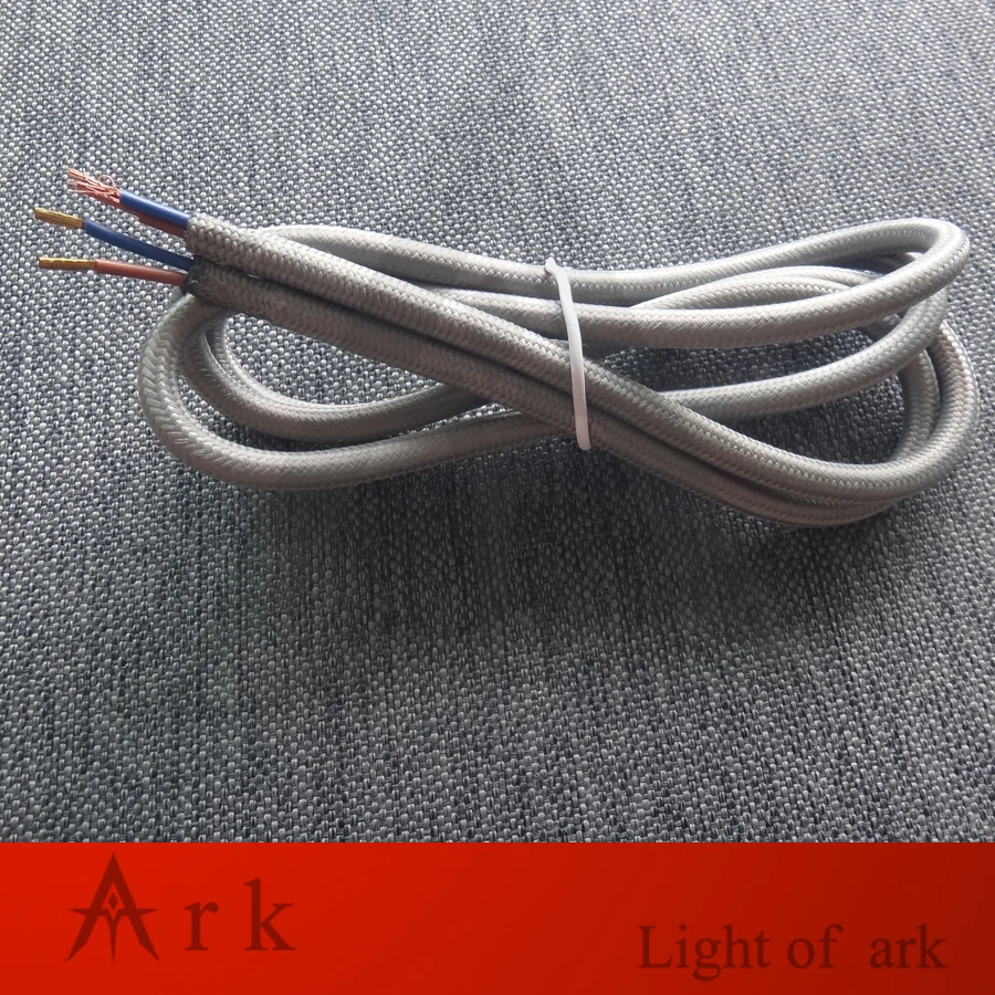 5pcs / 1.2 meter Edison Textile Cable Fabric 2*0.75 Wire Chandelier Pendant Lamp Wires Braided Cloth Electrical Cord | Обустройство