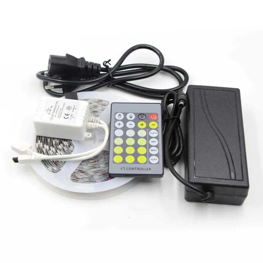 5 м 12 В двойной Цвет Светодиодные ленты света 3014 5050 SMD CW/ww Температура Регулируемая