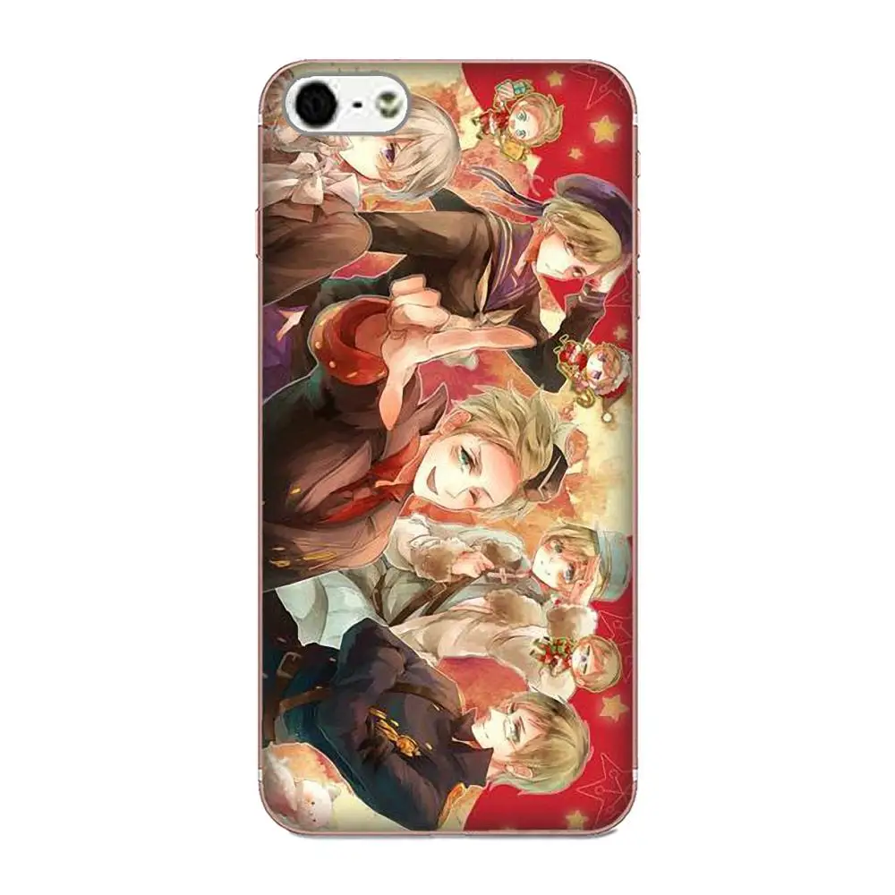 Axis Powers Hetalia для Apple iPhone X XS Max XR 4 4S 5 5C 5S SE 6 6S 7 8 Plus Новый чехол телефона Fundas Cover |