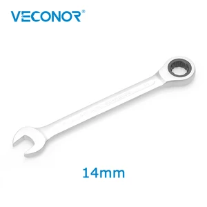 14 мм Трещоточный ключ гаечный ключ с фиксированной головкой тусклый лак 72T Трещотка с высоким крутящим моментом Мультитул