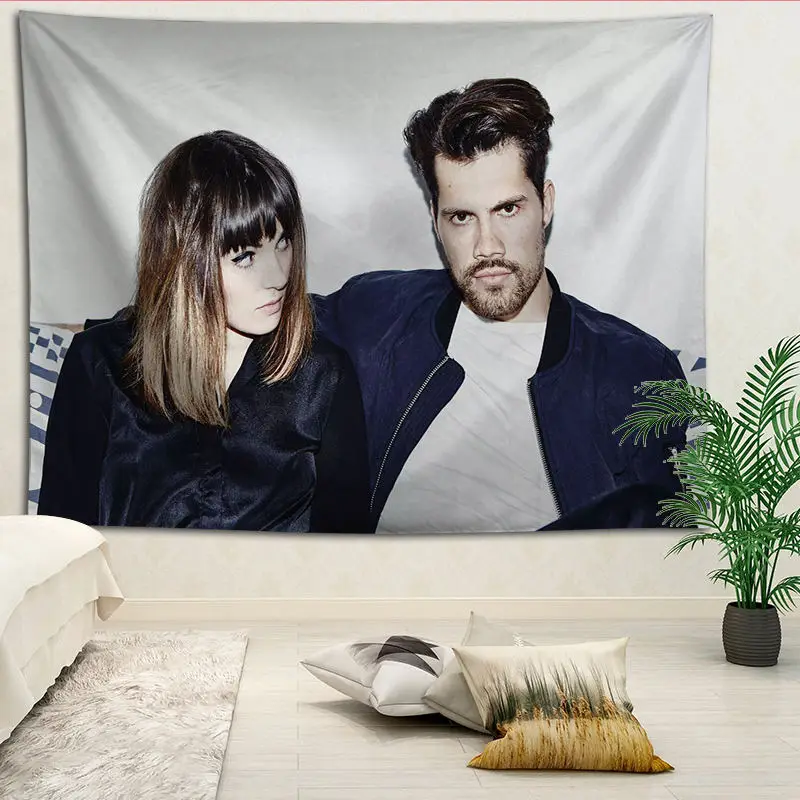 

Custom Oh Wonder Living room decoration tapestry sofa beach mat background wall hanging cloth tapestries More size
