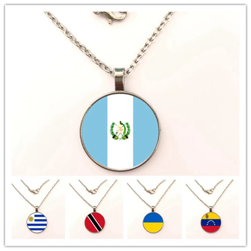 GDRGYB новинка 2019 на продажу флаг Украины Национальный Венесуэлы ожерелье из стекла