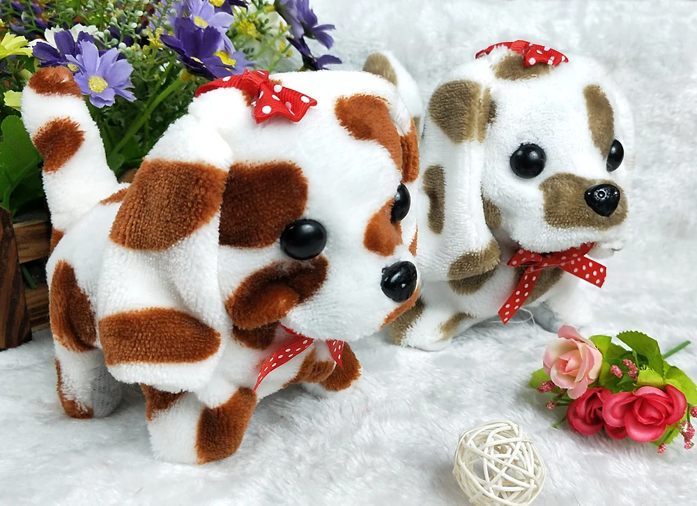Милая игрушка-лай для прогулок, забавная электрическая короткая игрушка, электрическая подвижная собака, детские игрушки