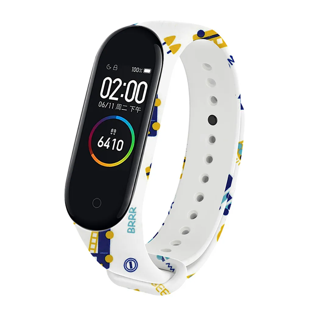 Sport Soft high-quality Silicone Various colors watchband Replacement Band Strap For Xiaomi Mi Band 4/3 Easy to install/remove