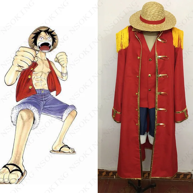 luffy Аниме одна деталь Луффи Трафальгар Ло Зоро Сабо Perona Глициния Тигр Бартоломью Кума Косплей Костюм на заказ - Цвет: luffy