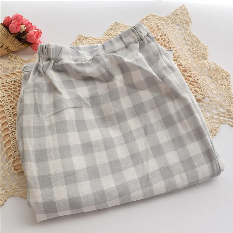 Fdfklak Cotton Pajamas Pants for Pregnant Women Spring Summer Long Pajama Pant Striped Trousers Pregnancy Maternity Clothes XXL enlarge
