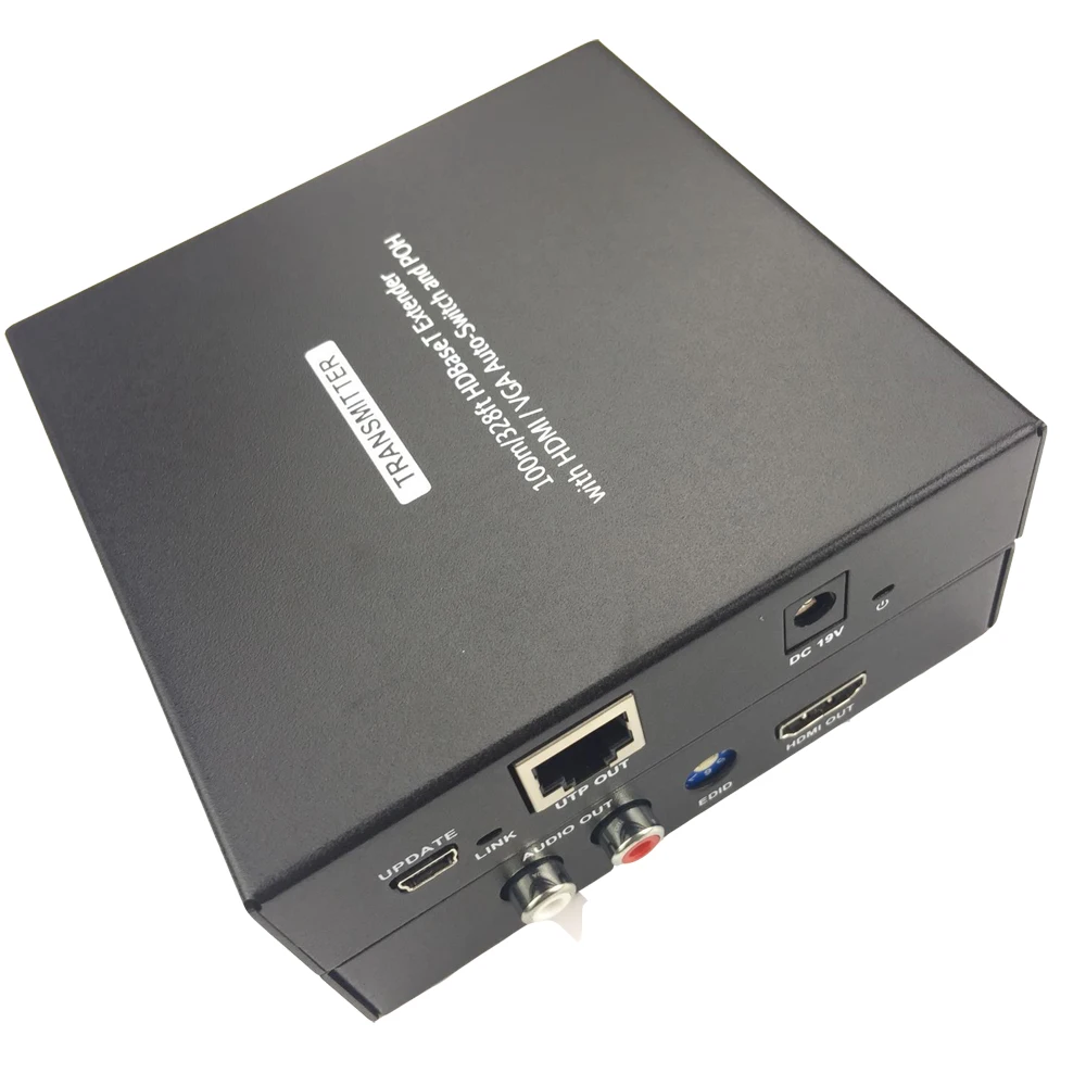 Hdmatters VGA HDMI удлинитель HDBaseT аудио экстрактор VGA HDMI 2-в-1 входов Poh Мощность до 100 м
