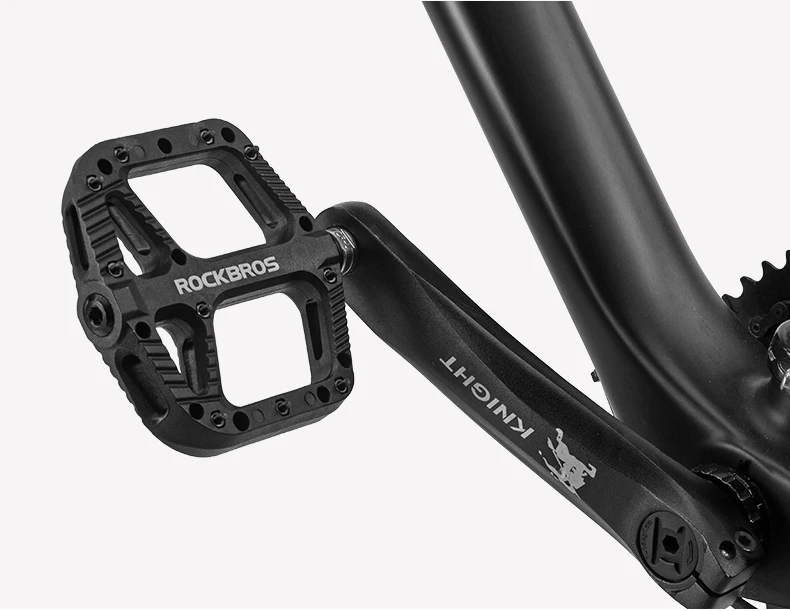 ROCKBROS велосипедные педали для шоссейного велосипеда BMX, Плоские Педали для горного велосипеда, нейлон, много цветов, MTB, для велоспорта, спортивные ультралегкие аксессуары 355 г