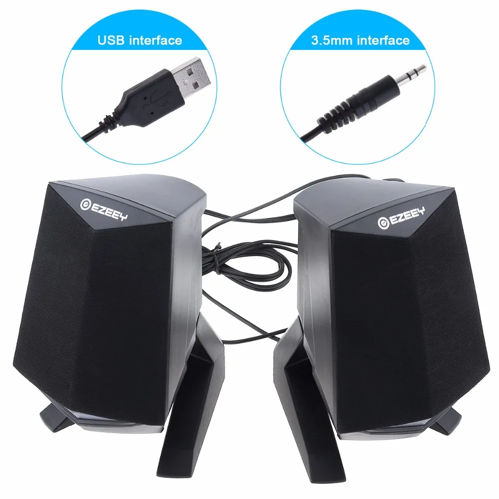 Портативный Полнодиапазонный 3D стерео сабвуфер колонка для ПК бас музыка DJ USB