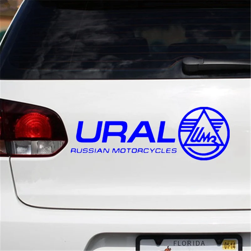 CS1444B Blue CS-1444#24*8см наклейки на авто Motorcycles Ural Урал водонепроницаемые наклейки на машину наклейка для авто автонаклейка стикер этикеты винила наклейки стайлинга автомобилей украшения - Название цвета: CS1444B Blue