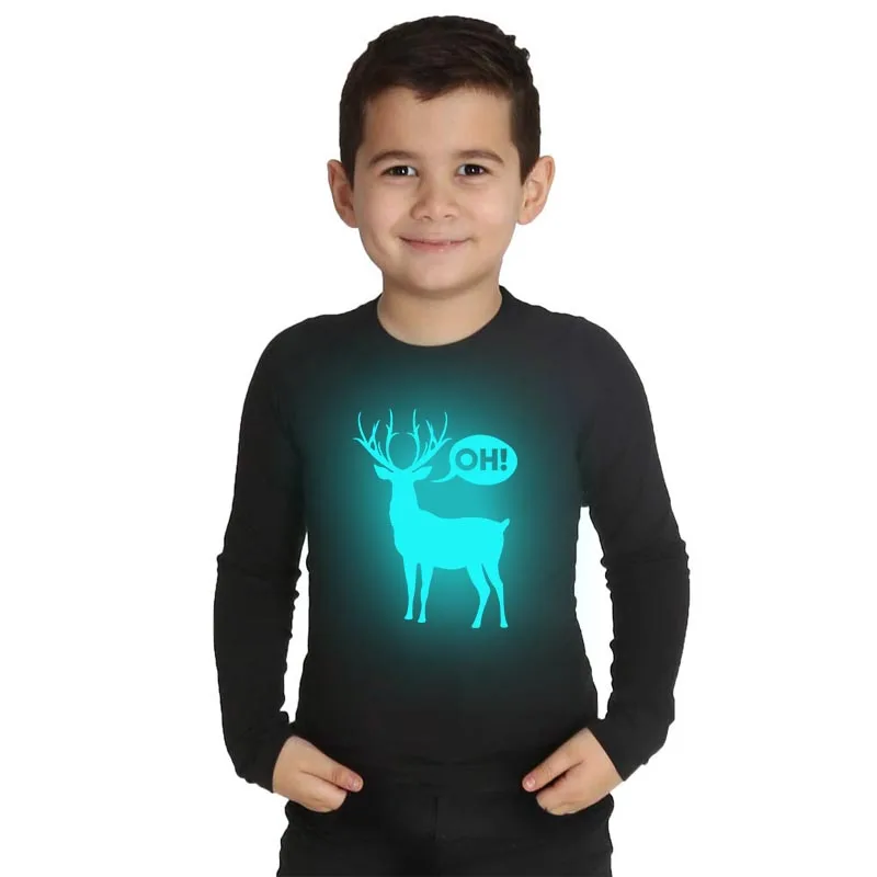 

LYTLM Animal Print Toddler Shirts Vegetarian Baby Boy Tshirt Cotton Long Sleeves Boys Tops Lucky Deer Camiseta Boy Tshirts Kids