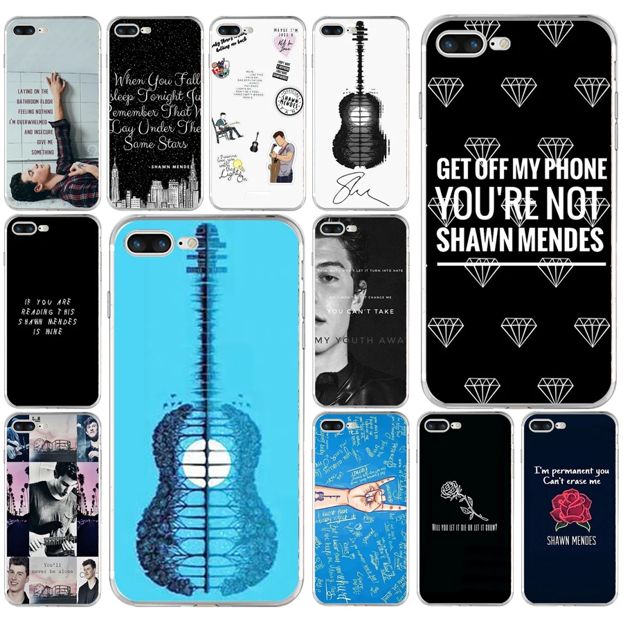 292FG shawn mendes Мягкий силиконовый чехол из ТПУ для Apple iPhone5 5s se 6 6s 7 8 plus x xr xs max|Бамперы| |