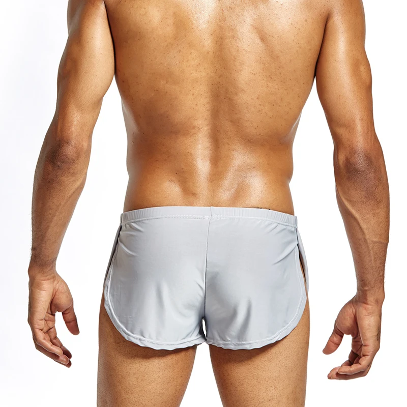 JOCKMAIL, мужские боксеры, шорты, пижама, с разрезом по бокам, для геев, нижнее белье, шорты, трусы, трусы, сексуальные, Cueca Homme, модная одежда для сна