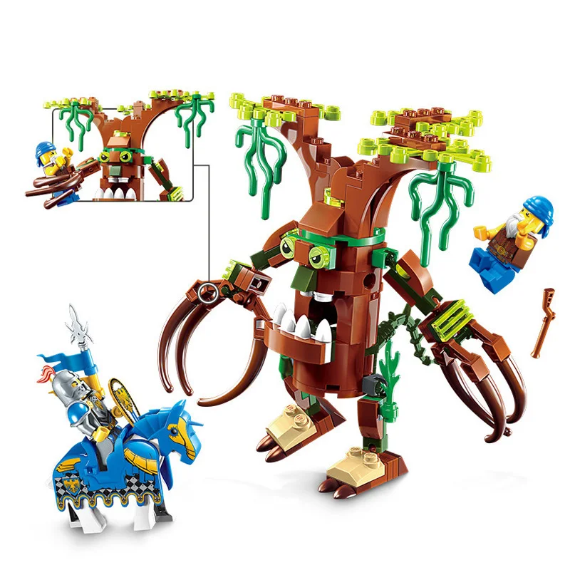 141 шт. хит продаж развивающий строительный блок Война славы Замок рыцаря