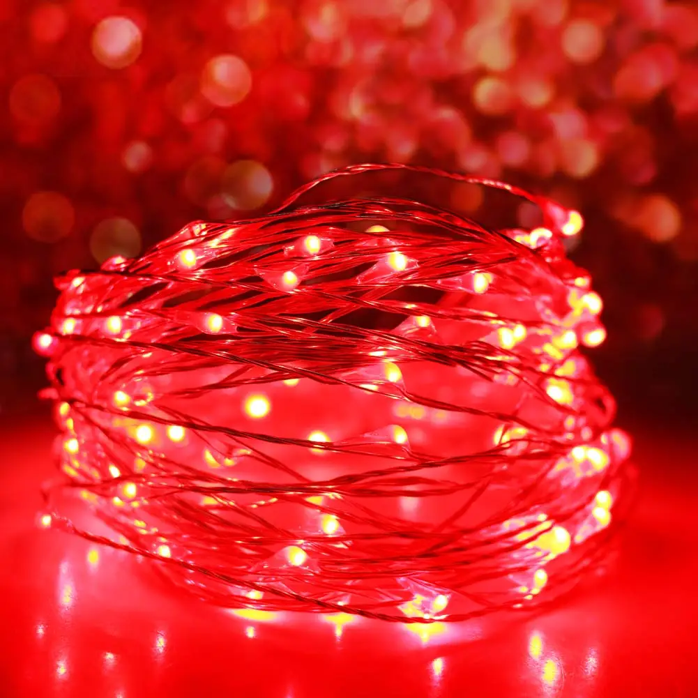 New 10M LED String lights with Dimming Controller Waterproof Holiday lighting For Fairy Christmas Tree Wedding Party Decoration