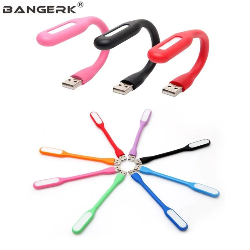 Flexibele Power Bank USB Светодиодная лампа Декор настольная для чтения Draagbare супер яркая