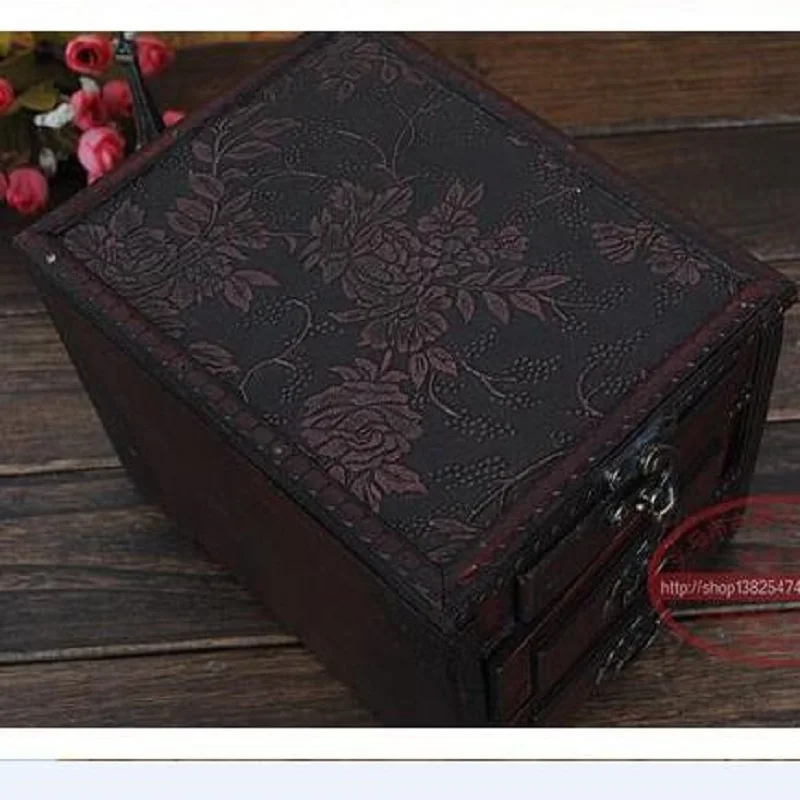 Коробка для хранения cajas organizadoras коробка шкатулка украшений Caixa de jewelry madeira Ретро com