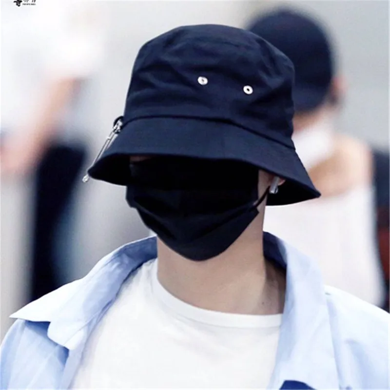 Лидер продаж 2019 модные шляпы ведра SUGA K POP с железным отверстием и штифтовым