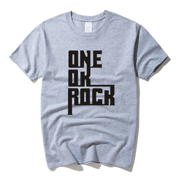 Новинка бесплатная доставка Мужская футболка с коротким рукавом и принтом one ok rock