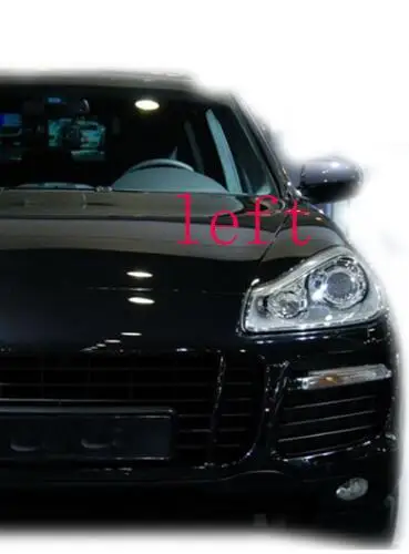 Абажур фары крышка объектива стеклянная лампа Защита Cayenne фара пластиковая защита линзы защита для Porsche Cayenne - Цвет: left