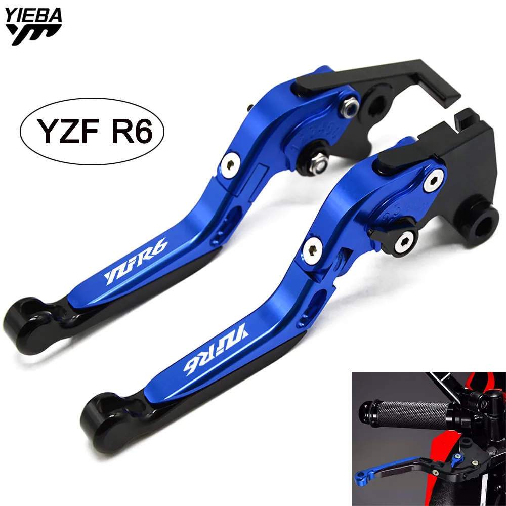 Регулируемые рычаги тормозной муфты для мотоцикла Yamaha YZF R6 YZFR6 1999-2004 2005-2016 2008 2009 2010