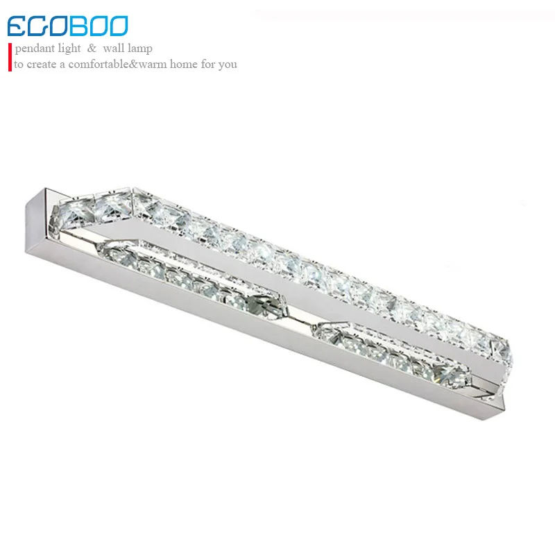 Освещение 23 Вт 87 см длинное основание из нержавеющей стали LED 2835 кристаллический кристалл свет для дома