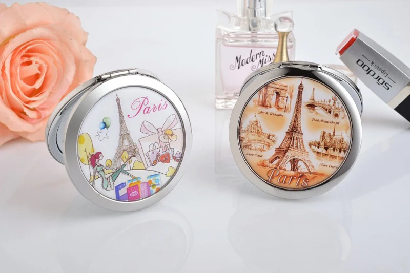 Компактное Карманное мини зеркало для макияжа подарки подружкам невесты на