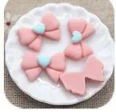 pink 50pcs 50 шт 11x16 мм Разноцветные маленьким бантиком, резиновые головистой формы кабошон, сделай сам, ювелирное изделие/телефон/нейл-арта украшения - Цвет: pink 50pcs