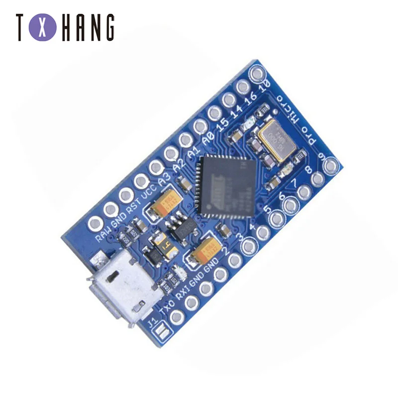 Сменный ATmega32U4 Pro Micro 5 в 16 МГц для Arduino Mini с 2-рядным контактным разъемом Leonardo Usb