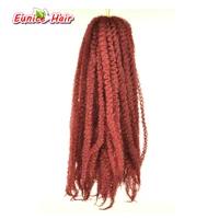 strands afro marley braids hair 20strandspack kanekalon fiber crochet twist hair extensions 18inch 100g