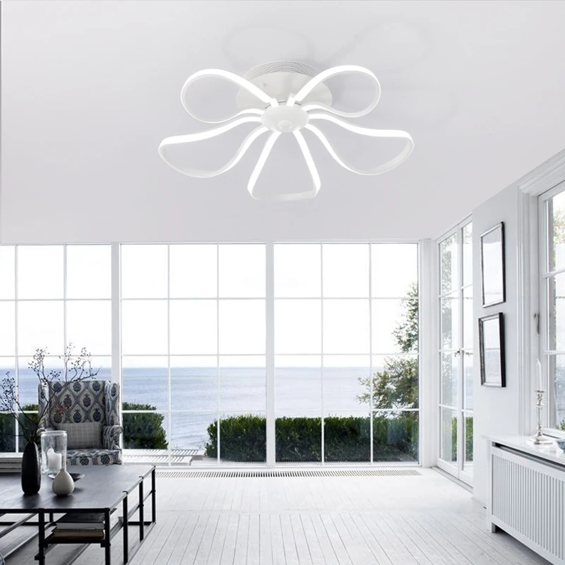 Wantye современный потолочный светильник для Спальня гостиной dimmable Алюминий с