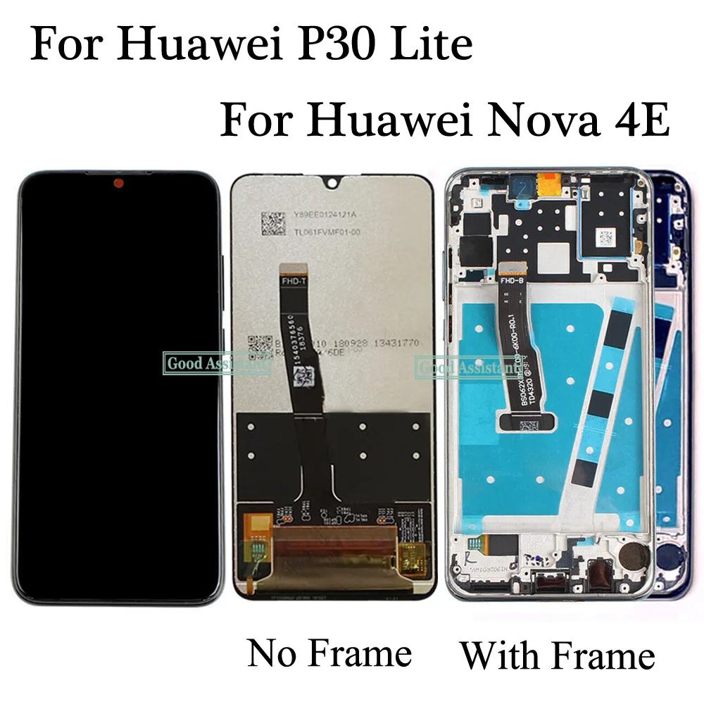 Оригинальный ЖК экран 6 1 дюйма для Huawei P30 Lite / Nova 4E MAR LX2 LX3 L23 L21 дисплей с сенсорным