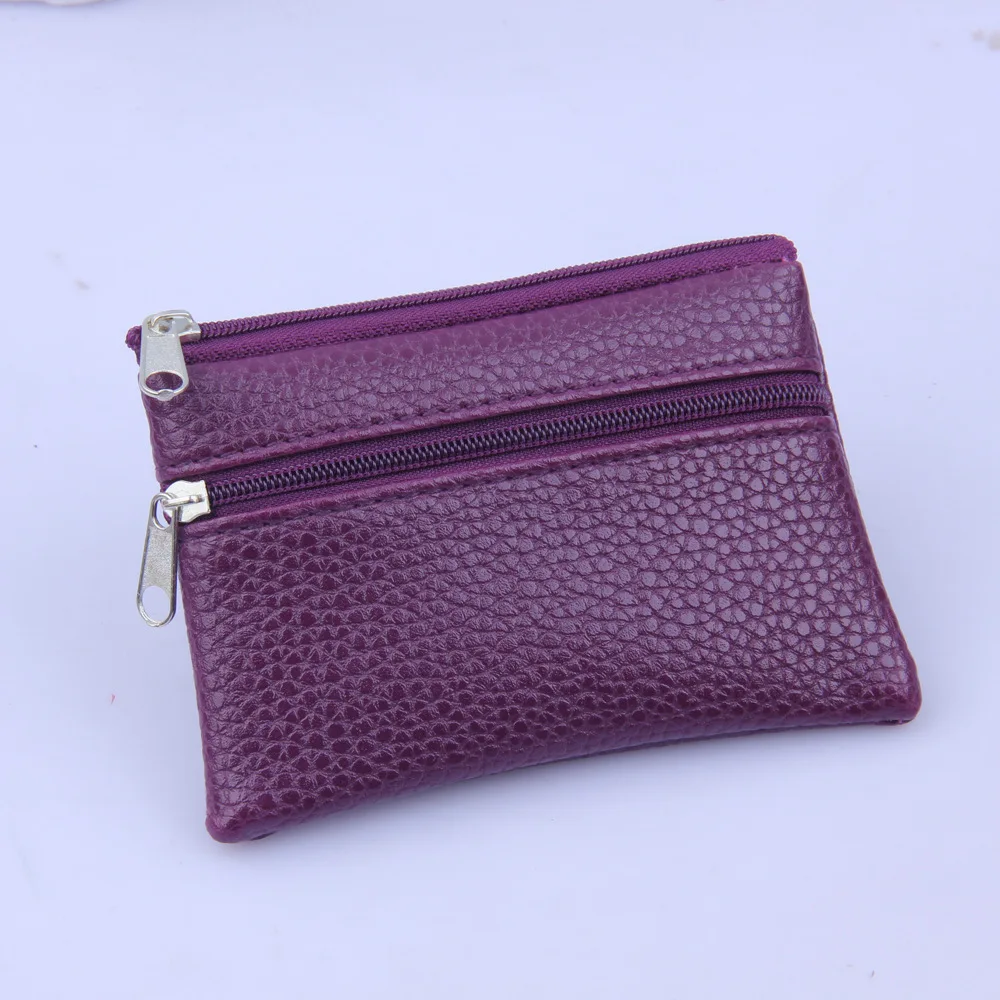 Korean version of Xiaoqing Receiving Card Bag pocket change bag litchi pattern PURSE Coin women wallets purse | Багаж и сумки